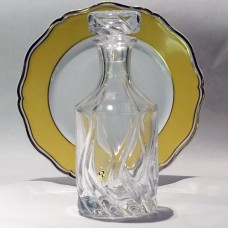 Peill Malachit Decanter #01451 height 10.5"