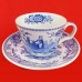 Spode BLUE ROOM 'Girl at Well' Cup & Saucer Set NEW England