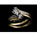 Ladies Diamond Ring Set 14kt Gold