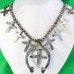 Navajo Silver & Turquoise Necklace 1920 6.22 troy oz silver