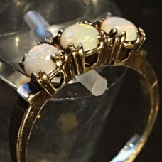 Opal ring 3 stone $299.