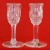 Waterford Araglin Candle Holders pair 5" tall