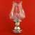 Waterford Belmont Hurricane Lamp 5.5" tall Silver Base