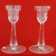 Waterford Candle Holders pair 5.6" tall