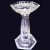 Waterford Corinth Pillar Candle Holders 7.5" tall