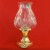 Waterford Hurricane Lamp Belmont 5.5" tall Gold Base