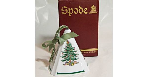 Décoration Noël Spode - Arbre Transparent Dans Couronne, Porcelaine, NIB
