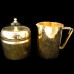 ELEGANCE G.E.P. Gold Plated Creamer & Covered Sugar Bowl 