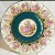 Love Story Plate Green 10.75" Bavarian Fragonard