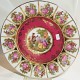 Love Story Platter 10.5" Pink Bavarian Fragonard