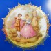Love Story Platter Blue 13" Bavarian Fragonard Image