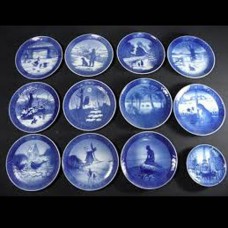 Royal Copenhagen Christmas Plates various years