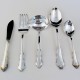 DRESDEN ROSE Reed & Barton SilverPlate 5 Piece Serving Set