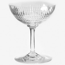 Baccarat Nancy Saucer Champagne Short 4.5" tall