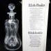 Holmegaard Kluck Kluck Decanter 9.25" tall Clear 13oz