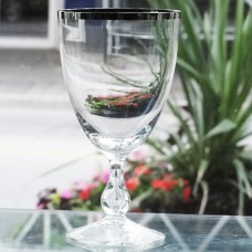 Kosta Boda CONTESSA Goblet 6" tall Sweden NEW Never Used