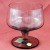 Kosta Boda GINA SMOKE Cocktail 3.6" tall Sweden NEW
