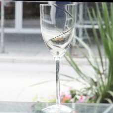 Kosta Boda LINE PLATINUM Goblet 9" tall Sweden NEW