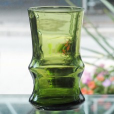 Kosta Boda PROVINCIAL GREEN Hi Ball 5.25" tall Sweden NEW