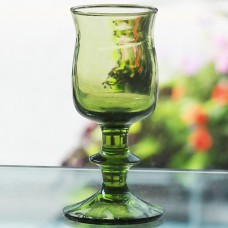 Kosta Boda PROVINCIAL GREEN liqueur 3.25" tall Sweden NEW