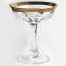 Moser Lady Hamilton Gold Saucer Champagne 5.25"  tall