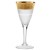 Moser SPLENDID Wine  7.75" tall NEW 24kt Czech Republic