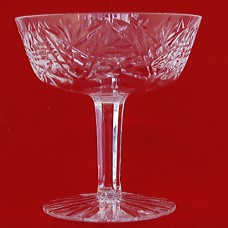 Waterford Clare Saucer Champagne 4.25" tall