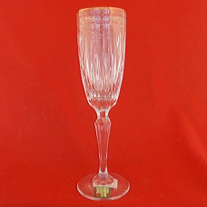 Waterford Hanover Gold Flute Champagne 8.75" tall