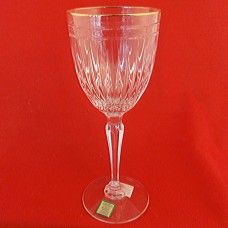 Waterford Hanover Gold Goblet 8.5" tall