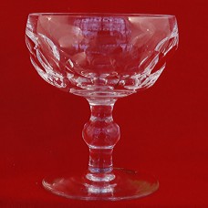 Waterford Kathleen Tall Saucer Champagne 4.25" tall