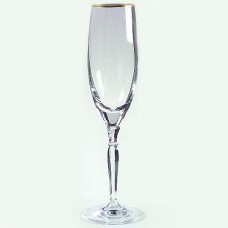 Zwiesel Melody Gold Flute Champagne 9.75" tall