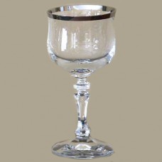 Zwiesel Silver Jubilee Saucer Champagne 5 5/8" tall