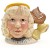 Royal Doulton Angel Character Jug D7051 Mini 2.75" tall