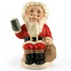 Royal Doulton Father Christmas D6940 Toby Jug 5.5" tall