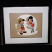 Disney Sericel FRAMED Pinocchio And the Marionette  20.5 X 17.5