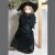 Global Art Doll in Black Dress 17inches tall